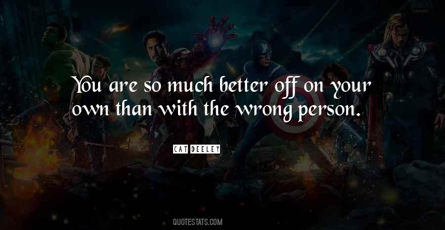 You Are Your Own Person Quotes #544071