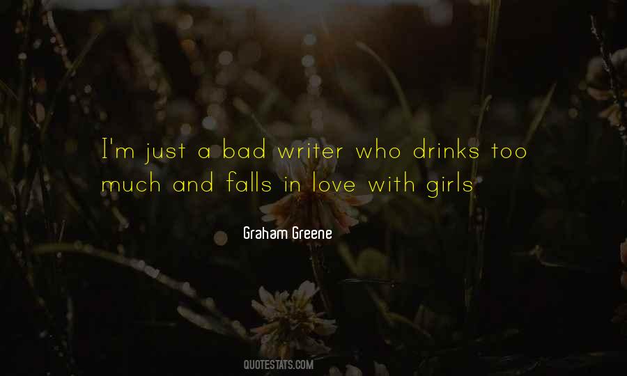 Quotes About If A Writer Falls In Love #1240727