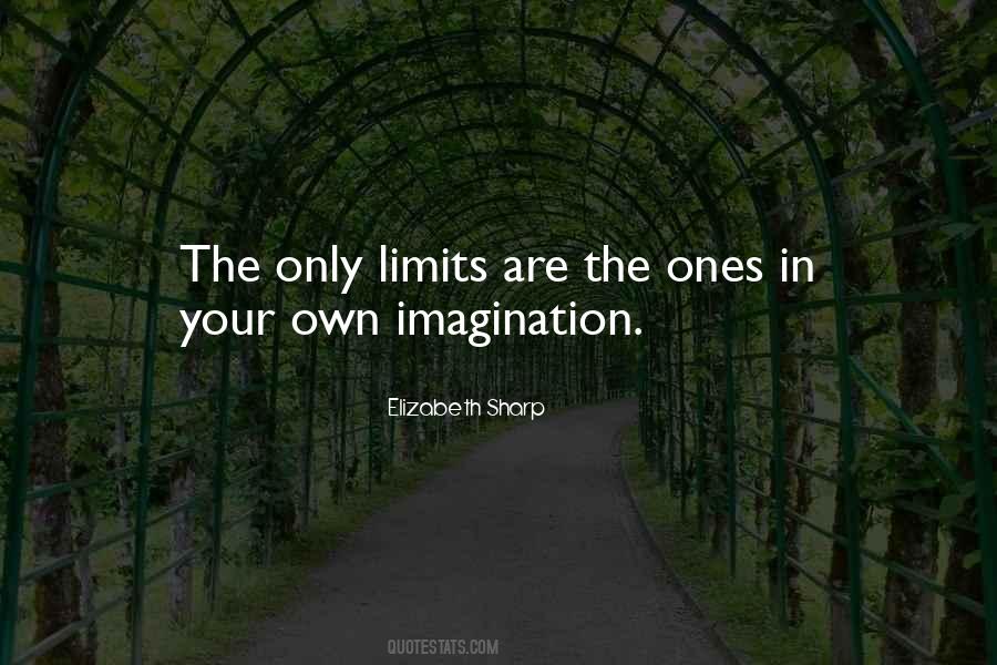 Your Own Limits Quotes #1708921