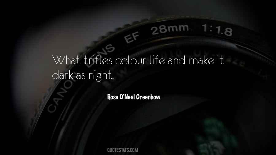 Dark Colour Quotes #1241625