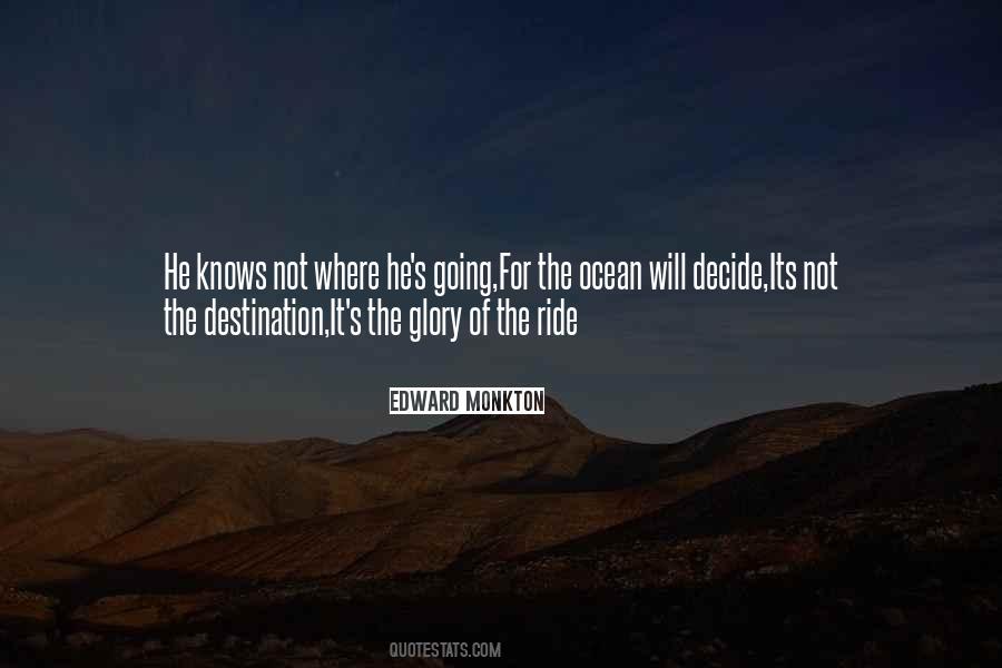 Quotes About Having No Destination #40521