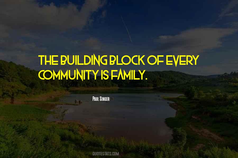 Family Community Quotes #1299255