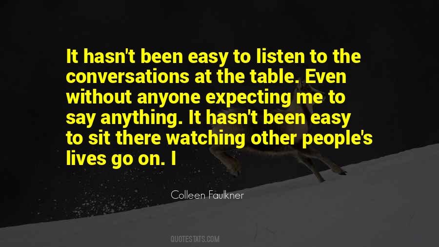 Sit At The Table Quotes #1212798