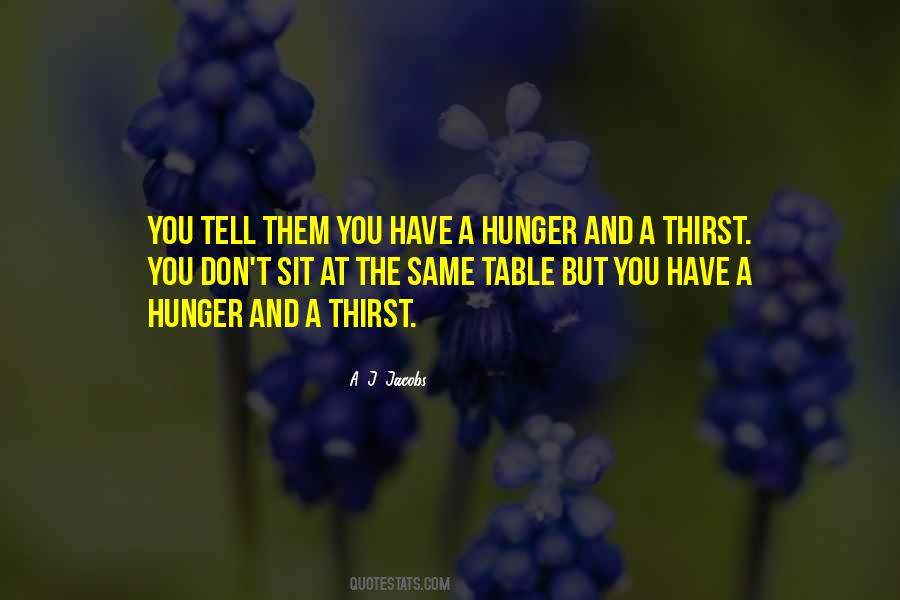 Sit At The Table Quotes #1215018