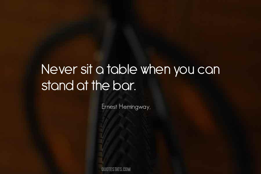 Sit At The Table Quotes #307609