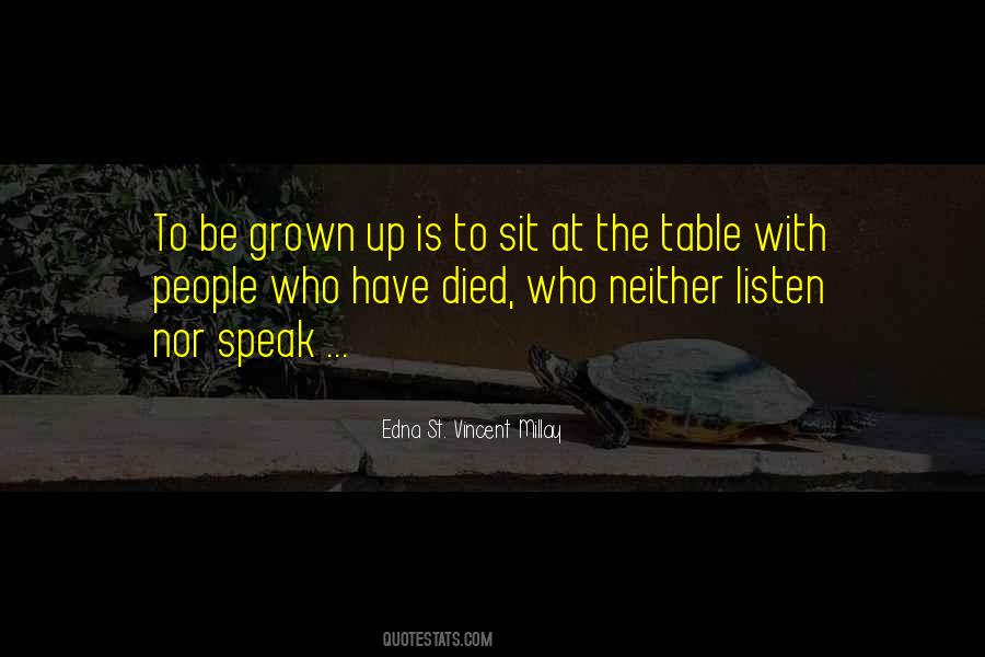 Sit At The Table Quotes #523902