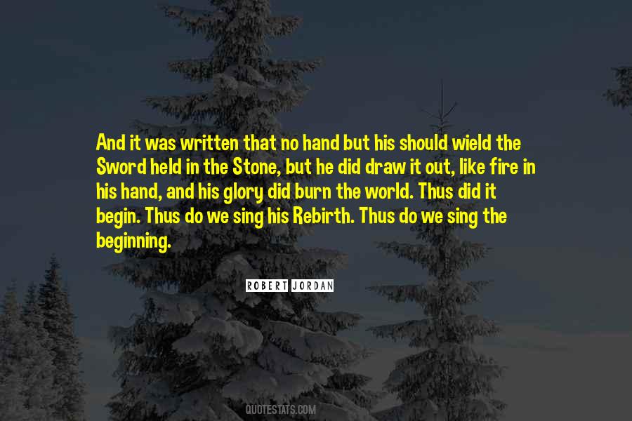 Fire In Hand Quotes #627328