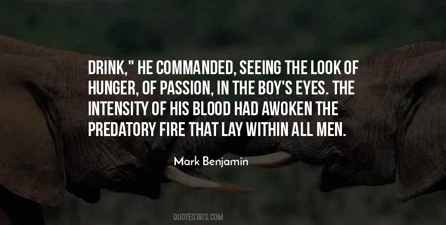 Fire In The Eyes Quotes #1075206