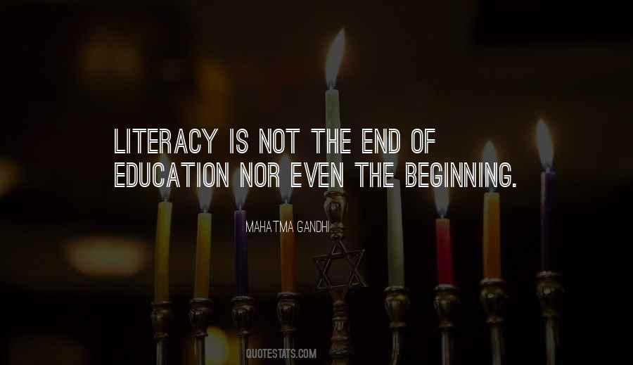 End Of Education Quotes #1610174