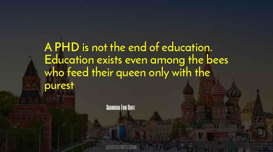 End Of Education Quotes #967299