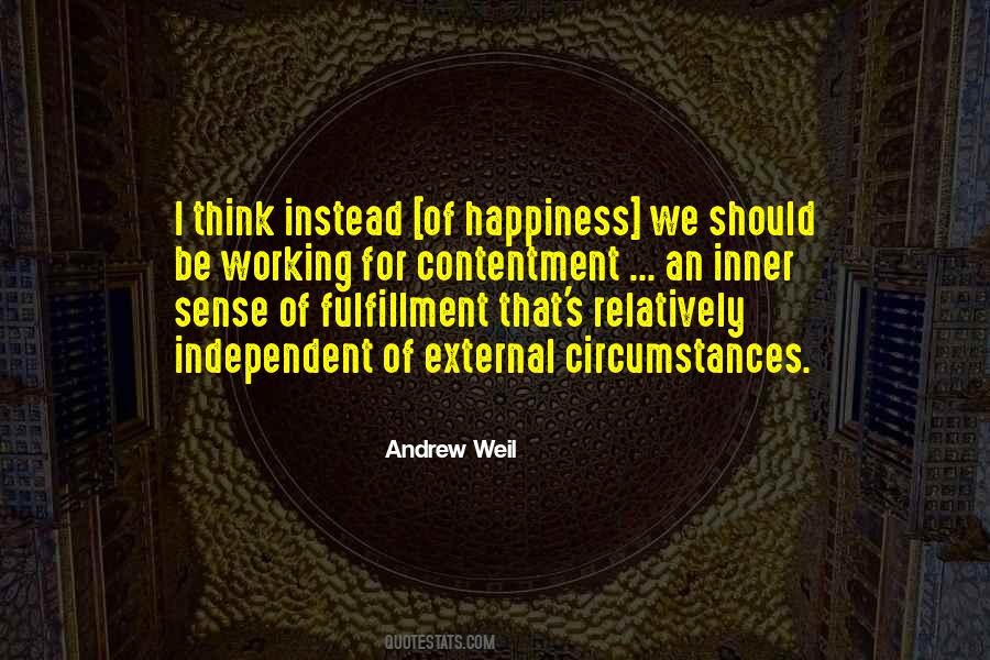 Happiness Fulfillment Quotes #1696664