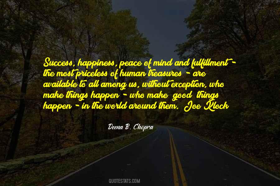 Happiness Fulfillment Quotes #301288