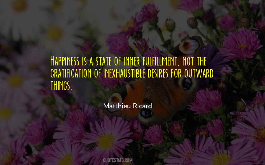 Happiness Fulfillment Quotes #315076