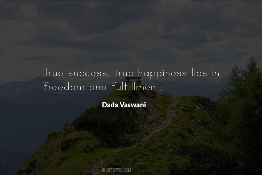 Happiness Fulfillment Quotes #33745
