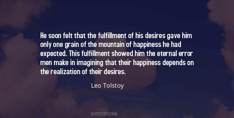 Happiness Fulfillment Quotes #344137