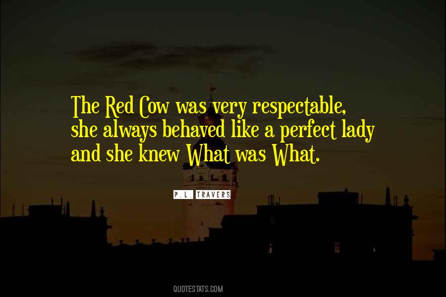 Perfect Lady Quotes #1745781