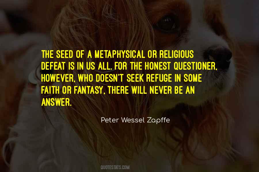 Seek Refuge In Quotes #1189669