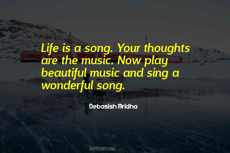 Wonderful Song Quotes #152937