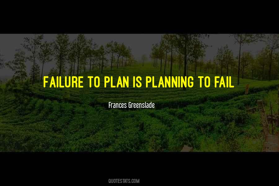 Plan Fail Quotes #1597785