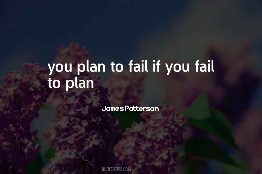 Plan Fail Quotes #961016