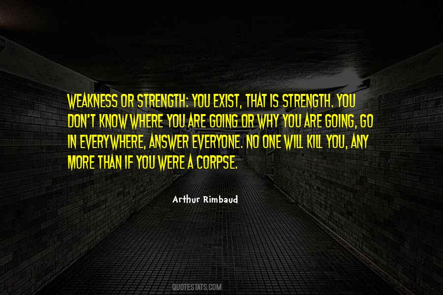 Weakness Is Strength Quotes #91606