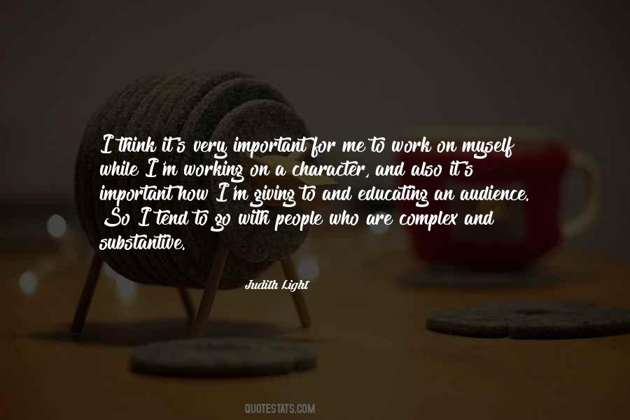 Work On Myself Quotes #50818