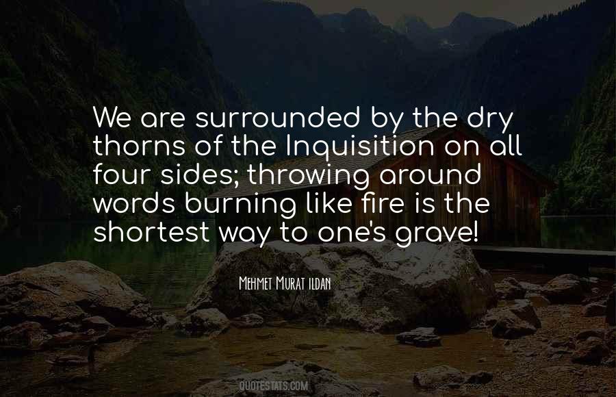 Fire Throwing Quotes #97083