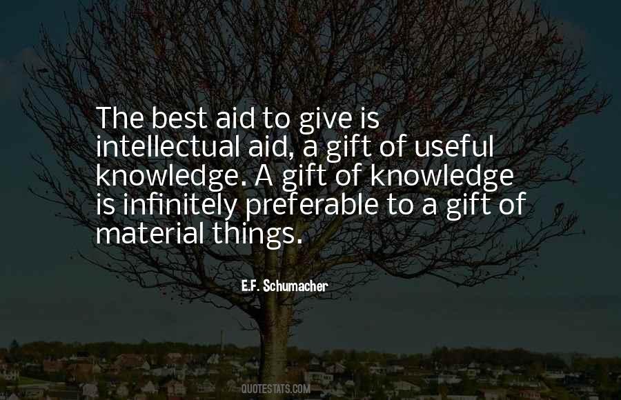 Material Gift Quotes #1304721