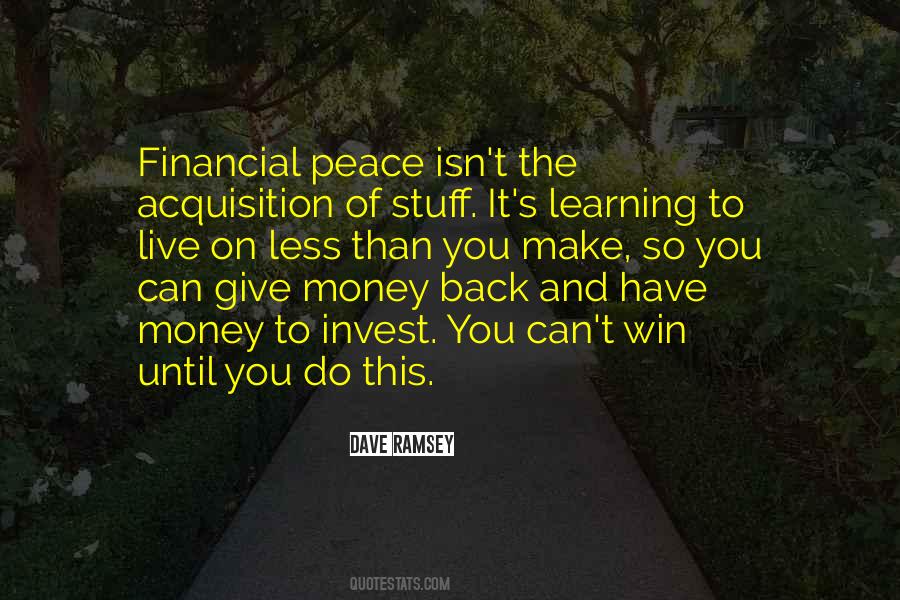 Give Money Quotes #1707259