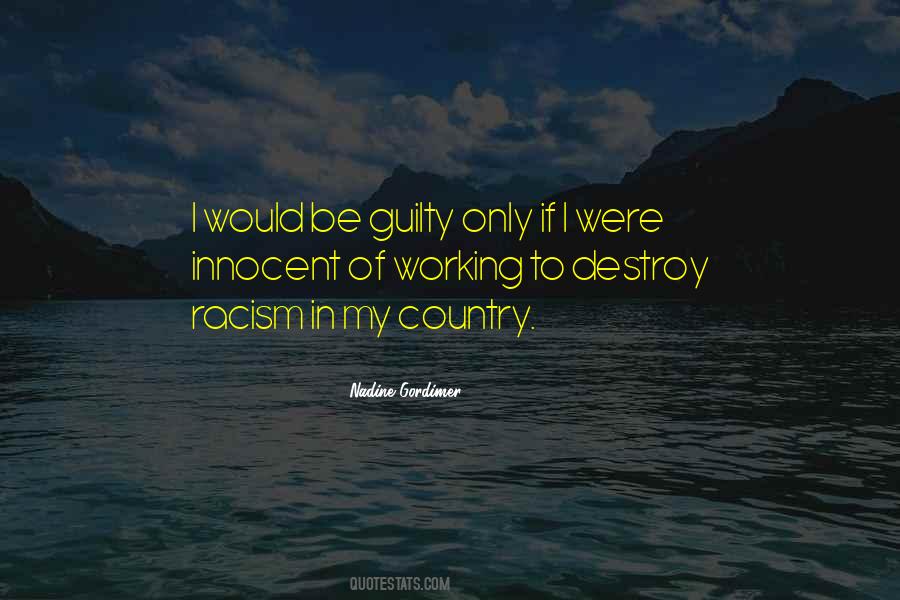 Be Guilty Quotes #1152835