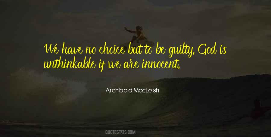 Be Guilty Quotes #1178771