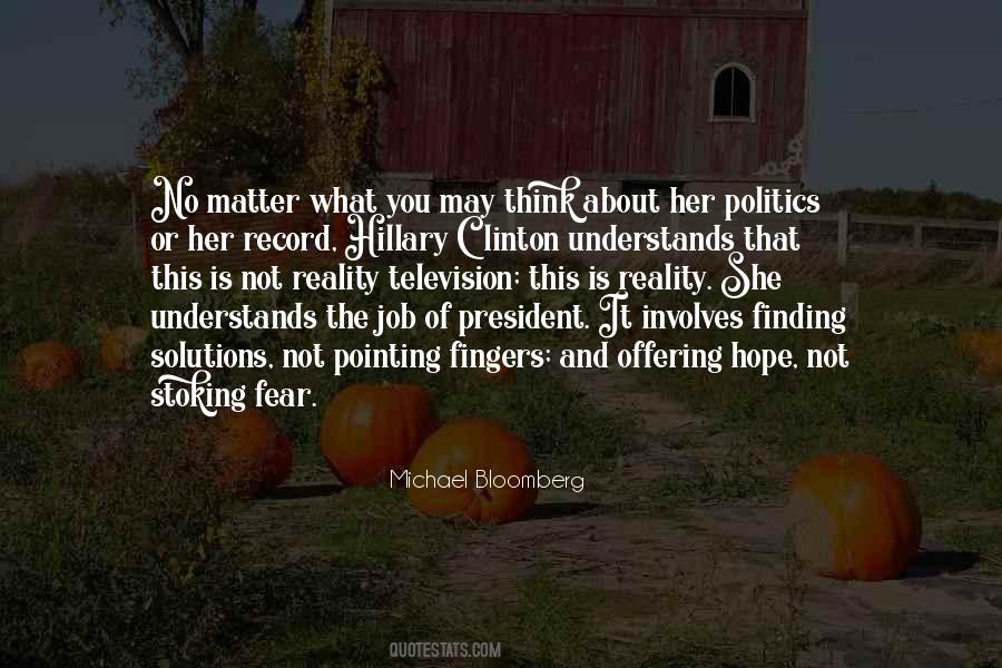 Politics Of Fear Quotes #1325419