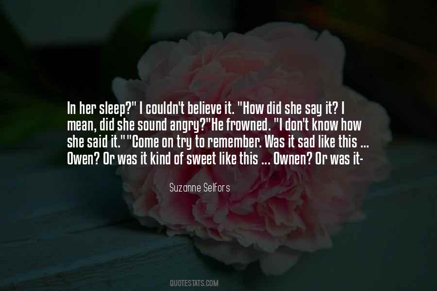 How To Sleep Quotes #1356375