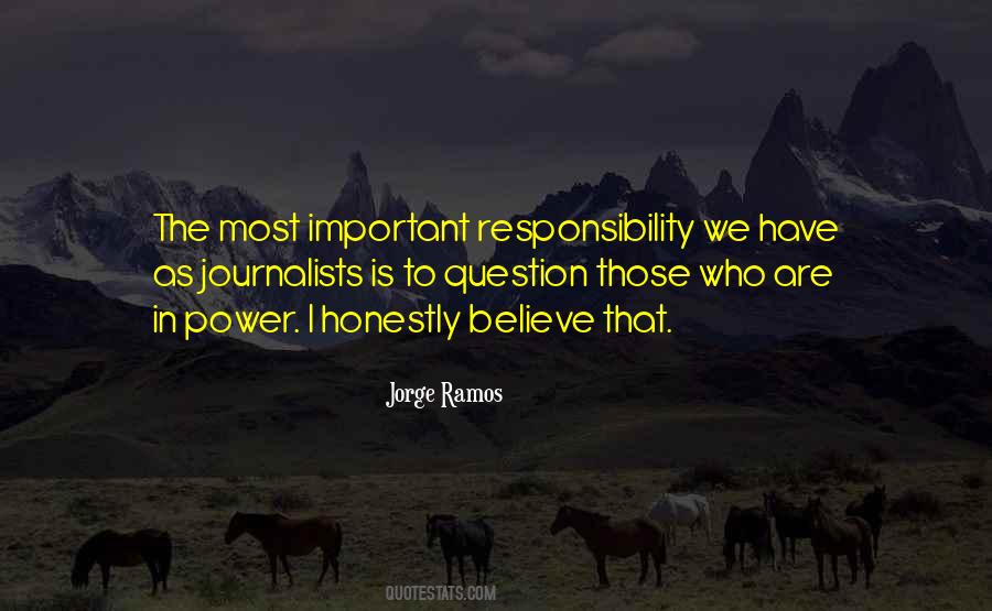 Responsibility Power Quotes #254480