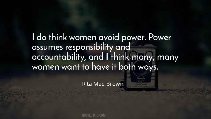 Responsibility Power Quotes #338739