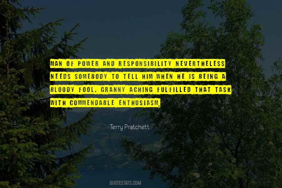 Responsibility Power Quotes #468734