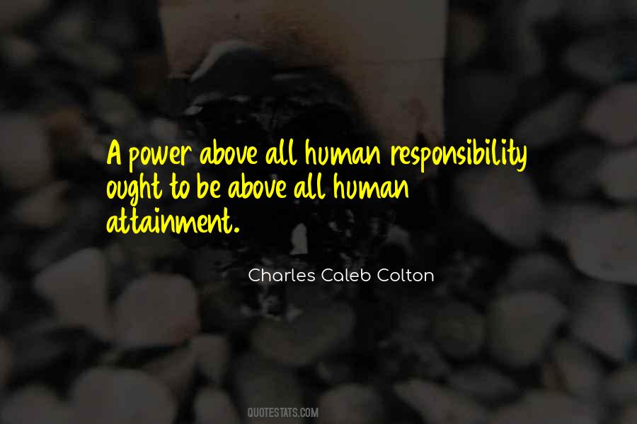 Responsibility Power Quotes #530084