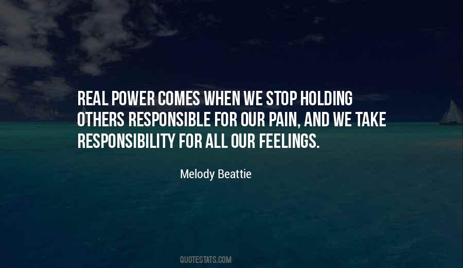 Responsibility Power Quotes #646307