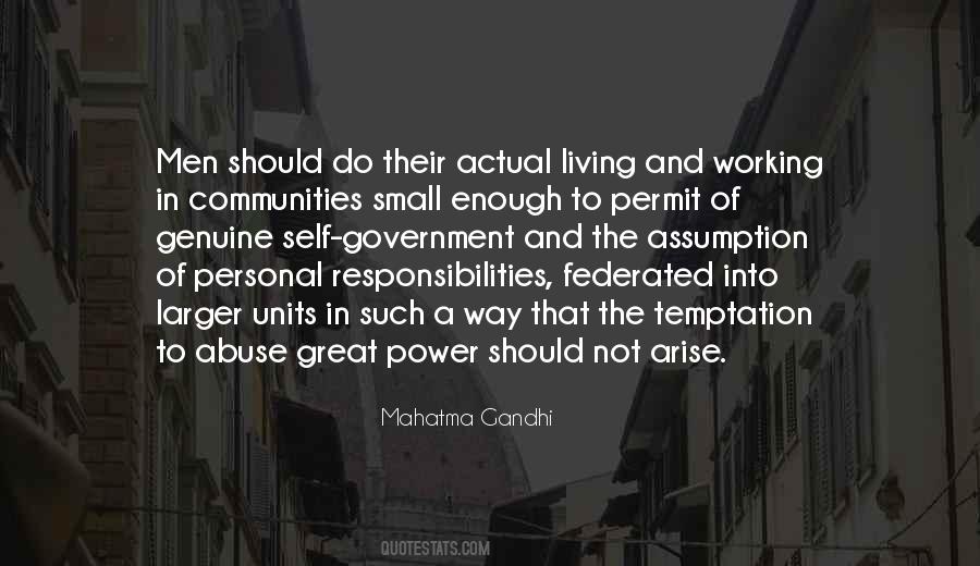 Responsibility Power Quotes #712411