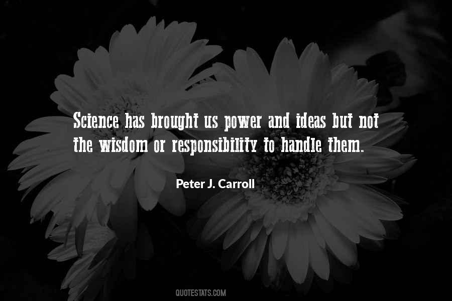 Responsibility Power Quotes #77173