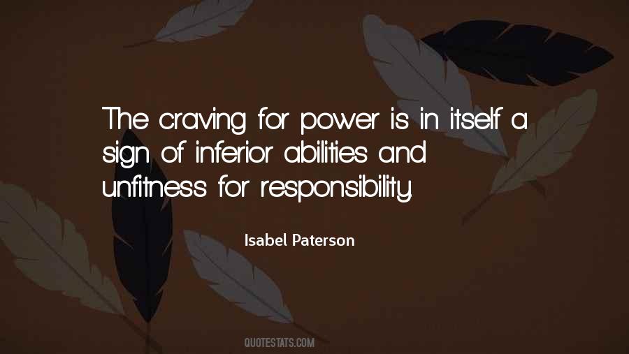 Responsibility Power Quotes #830831