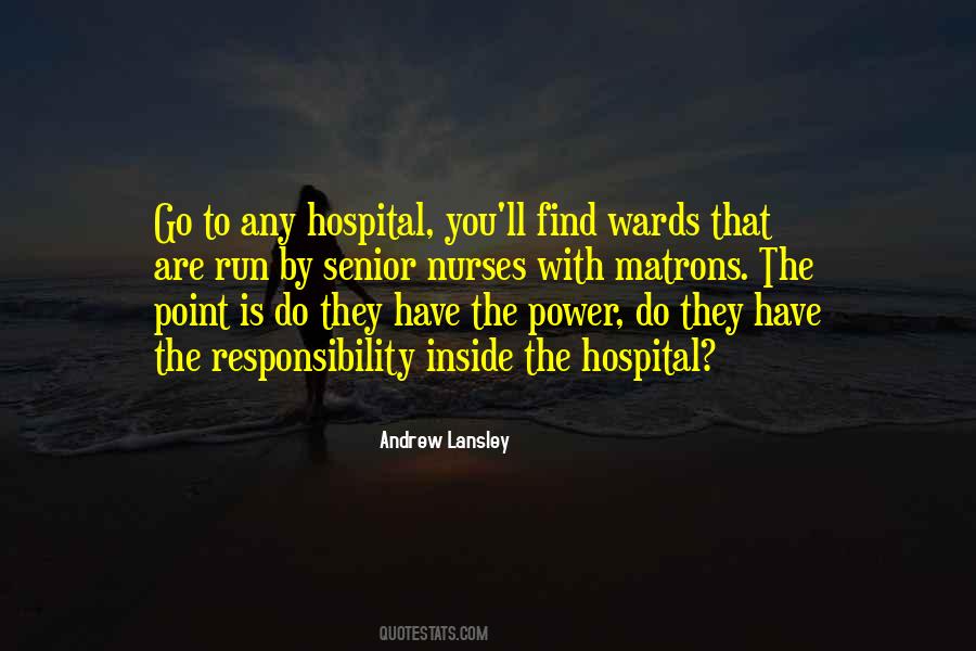 Responsibility Power Quotes #97762