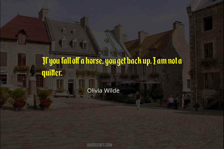 Fall Off The Horse Quotes #993280