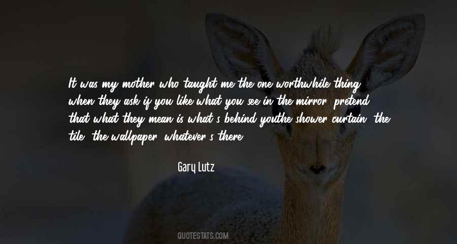 Who Is Behind You Quotes #196017