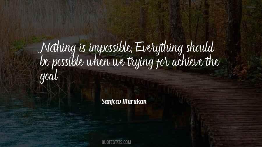 Quotes About Trying To Achieve A Goal #466068