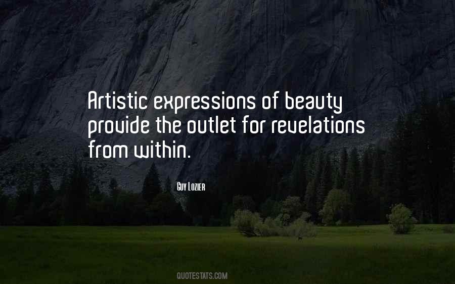 Artistic Beauty Quotes #43576