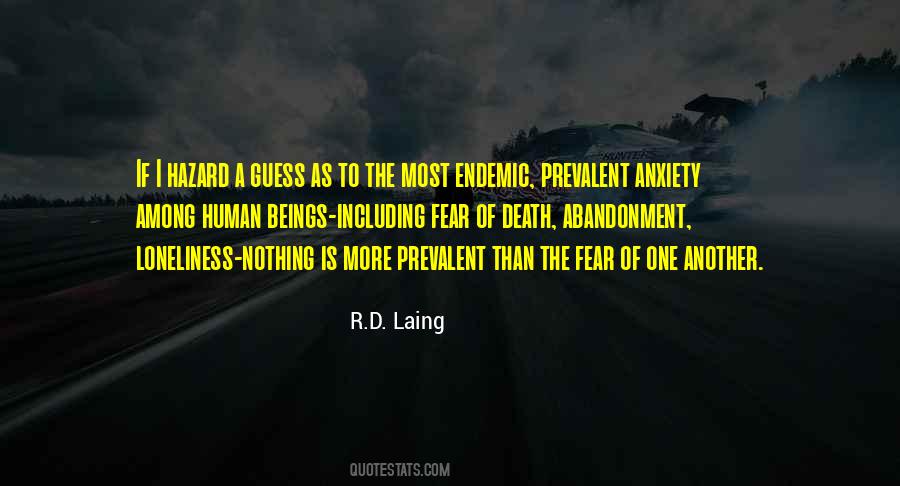 Fear Of Loneliness Quotes #1206740