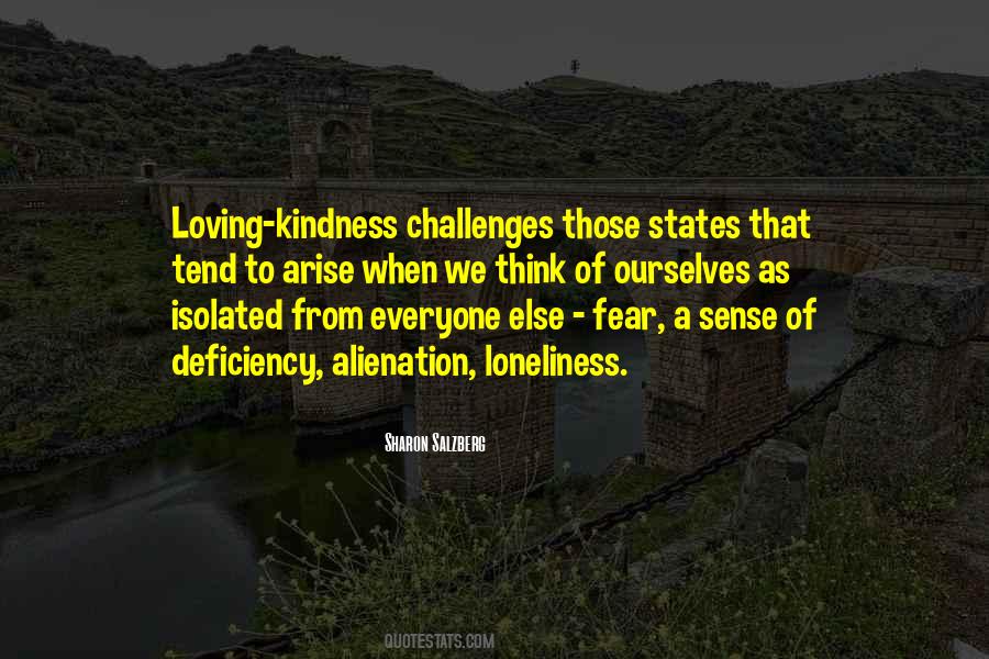 Fear Of Loneliness Quotes #1352658
