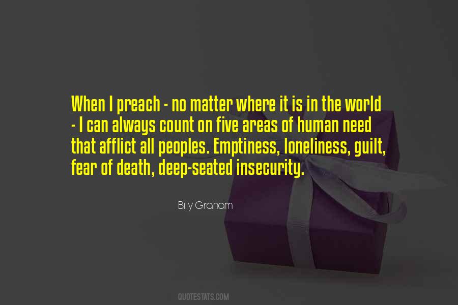 Fear Of Loneliness Quotes #1424668
