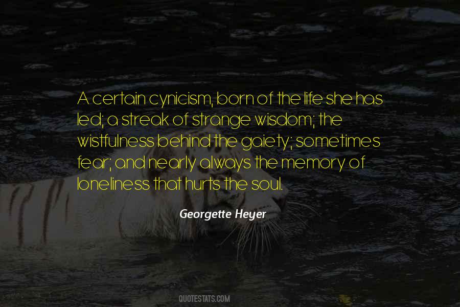 Fear Of Loneliness Quotes #1747378